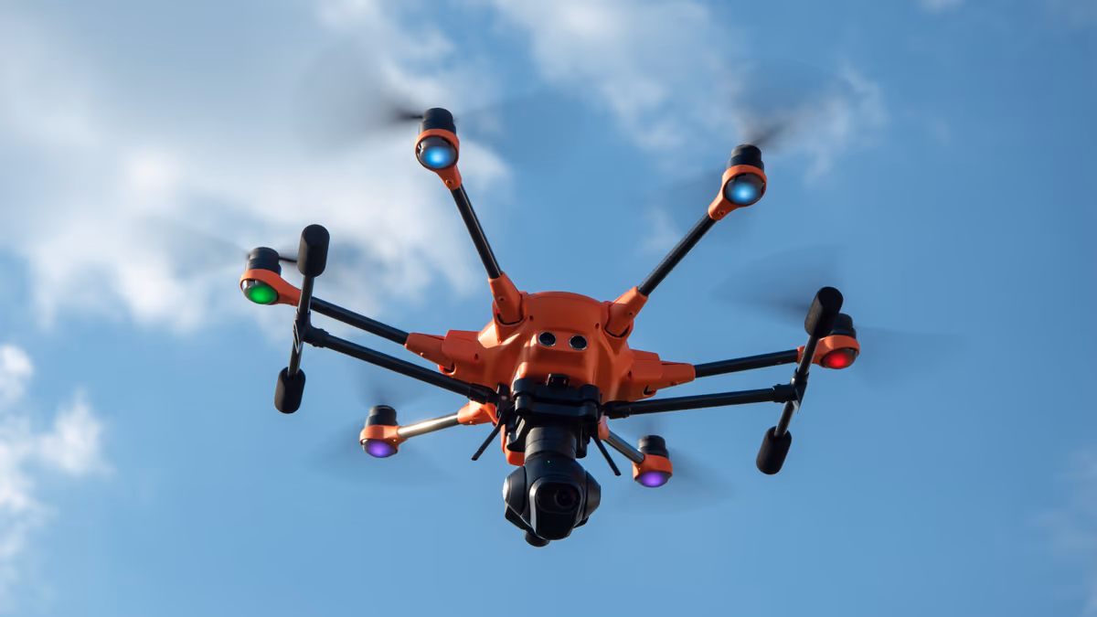 Dron con cámara térmica en incendios: cómo funciona